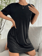 Summer Dresses Printed Slim Fit A Line Shirt Dress Casual Womens Dresses Half Length Short Evening Women Clothes
