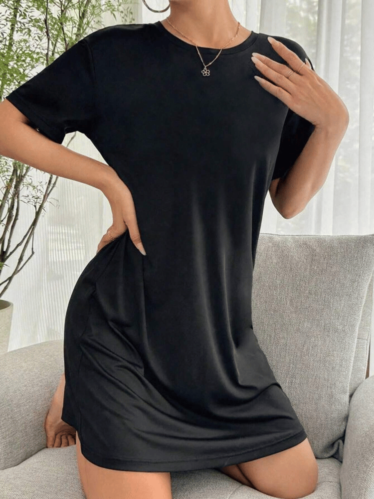 Summer Dresses Printed Slim Fit A Line Shirt Dress Casual Womens Dresses Half Length Short Evening Women Clothes