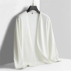 Everyday Comfort Men's Long Sleeve Cardigan Jacket Casual Lightweight Outerwear