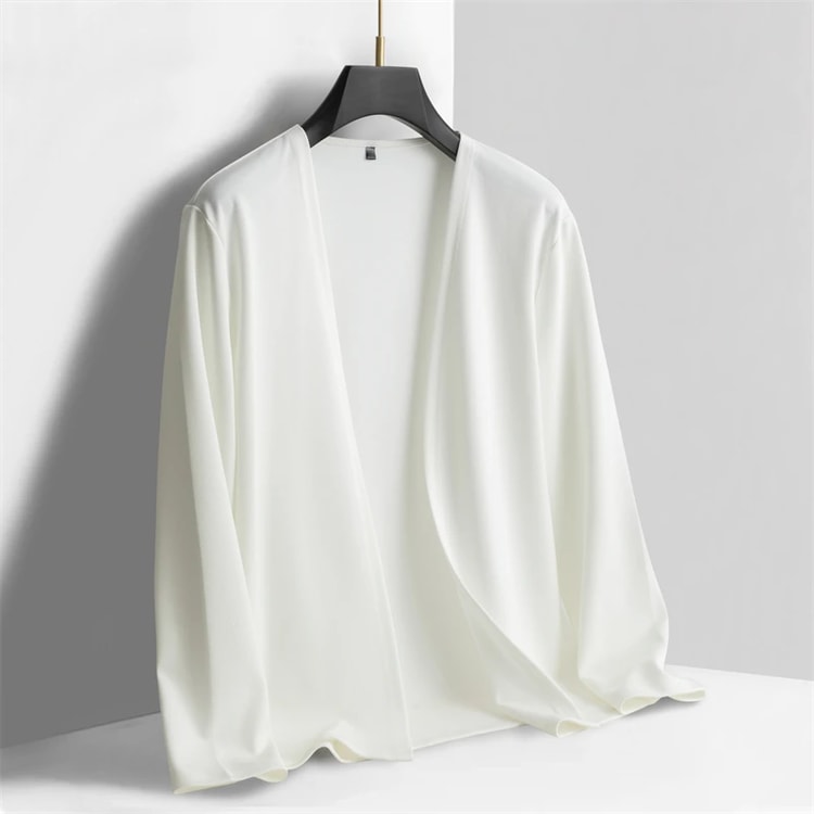 Everyday Comfort Men's Long Sleeve Cardigan Jacket Casual Lightweight Outerwear