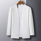 Everyday Comfort Men's Long Sleeve Cardigan Jacket Casual Lightweight Outerwear