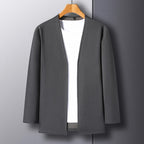 Everyday Comfort Men's Long Sleeve Cardigan Jacket Casual Lightweight Outerwear