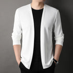 Everyday Comfort Men's Long Sleeve Cardigan Jacket Casual Lightweight Outerwear