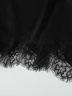 Summer Lace Embellished Sleeveless Tops for Women, Sexy Off Shoulder Tank, Casual Camisole, Elegant Women's Tank Tops