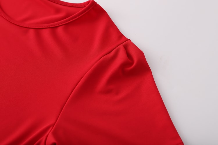 Long Dresses Autumn Flower Color Matching Dresses Women's Clothing