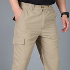 Men’s Lightweight Cargo Pants  Waterproof Multi-Pocket Outdoor Hiking Trousers